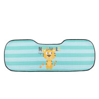 紫风铃 汽车坐垫夏季3D透气卡通网布冰丝汽车座垫四季通用单张座垫 防滑免绑办公座椅垫KA 后排长垫-可爱虎