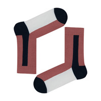 顶瓜瓜袜子男潮男长袜男士高帮袜子男生中筒袜棉袜潮流韩版嘻哈街头欧美滑板袜ins袜子网红潮流男袜粉色