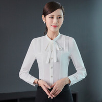俞兆林 2019新款时尚气质长袖衬衫女打底上衣 YWCS188359 白色 XL
