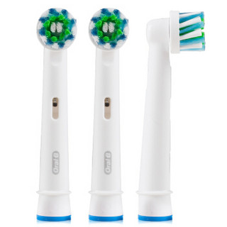 欧乐B（Oralb）电动牙刷头 EB50AB多角度清洁型银离子刷头 3支装 适配2D/3D全部型号 德国进口