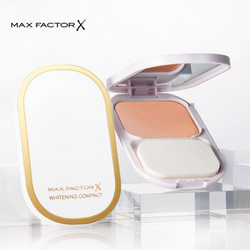 MAXFACTOR 蜜丝佛陀 臻白提亮粉饼定妆遮瑕控油防晒散粉干湿两用自然白10g