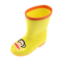 PaulFrank 大嘴猴儿童雨鞋男女宝宝雨靴时尚水鞋 PF1003 黄色 23码