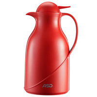 ASD 爱仕达 RWB10P1WG-R 玻璃内胆保温壶 1L 红色