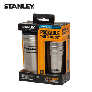 STANLEY 史丹利探险系列不锈钢单层酒杯4件套(4*59毫升)-不锈钢色