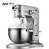 北美电器（ACA）升降厨师机家用多功能和面机铸铝机身金属齿轮料理机揉面机ASM-DE1800