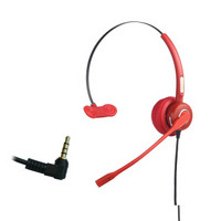 科特尔(CALLTEL)话务耳机 话务耳麦 电话机耳机 话务员耳机/客服耳麦/呼叫中心耳机(3.5mm4节插头) H698N单耳