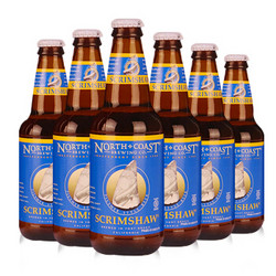 北岸（NORTH COAST）贝雕 皮尔森精酿啤酒 美国进口 组合装 355ml*6瓶 *5件