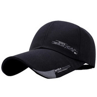 GLO-STORY帽子男时尚个性韩版潮棒球帽休闲户外运动鸭舌帽MMZ834010 黑色