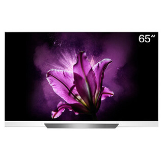 LG OLED65E8PCA 65英寸OLED超高清4K 杜比全景声a9芯片主动式HDR 超薄智能平板电视机（银色）