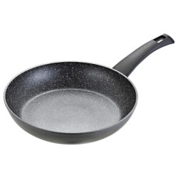 美厨(maxcook)平底锅 不粘锅麦饭石色28cm 少油烟煎锅煎盘锅具 电磁炉燃气煤气灶通用MCJ716