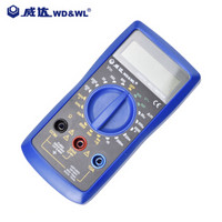 威达（WD&WL）数字万用表 电工测电表 钳形表 电压电流电阻表 64231-EM391 数显
