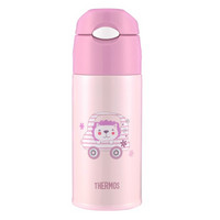 膳魔师THERMOS 儿童水杯保温杯 吸管杯学饮杯不锈钢 400ml TCMI-400FS PK