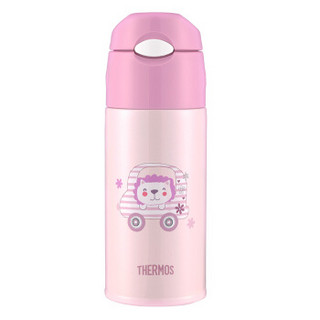 膳魔师THERMOS 儿童水杯保温杯 吸管杯学饮杯不锈钢 400ml TCMI-400FS PK