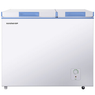 容声（Ronshen）165升 双温双箱冰柜 大冷冻小冷藏 卧式冰箱 家用商用 一级能效冷柜 BCD-165MA