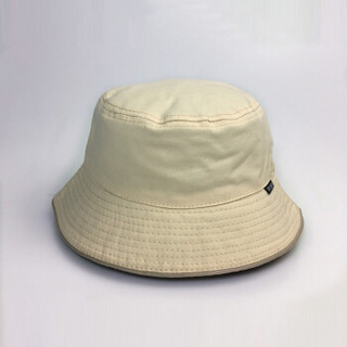 北诺（BETONORAY）渔夫帽男女通用韩版个性双面两戴渔夫帽可折叠登山太阳布帽子 卡其色+黑色 双面