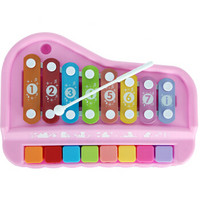 迪士尼Disney 儿童乐器 趣味两用敲琴 宝宝益智早教0-1-3岁婴儿敲打玩具SWL-733