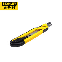 史丹利(STANLEY)18mm自锁双色柄美工刀(3刀片) STHT10266-8-23