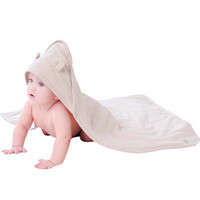 童颜 婴儿抱被新生儿包被子纯棉包巾加棉春秋款睡袋 卡其色