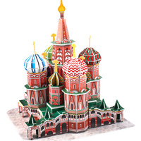乐立方（CubicFun）俄罗斯瓦西里大教堂拼装模型立体拼图拼装模型3d拼图DIY拼插积木男孩儿童玩具女孩建筑模型 C239h