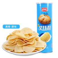 盼盼 艾比利薯片零食 膨化休闲食品罐装原味95g