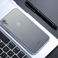 邦克仕(Benks)苹果iPhoneXR手机壳保护套 全包磨砂防刮手机保护壳 纤薄手感 不留指纹 透白色