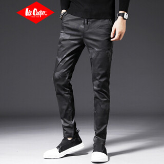 Lee Cooper 休闲裤男韩版修身时尚百搭潮裤迷彩弹力长裤男 LEEN3LG301 迷彩色 30码