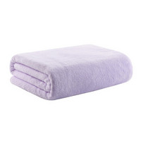 卡伴 (Curbblan) 婴儿浴巾微米吸水新生儿宝宝洗澡大毛巾 紫色100*120cm
