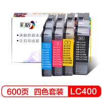 彩格LC400墨盒4色套装（适用兄弟MFC-J430W J625DW 6710DW J6910DW J825DW J5910DW J6510DW 955DN）