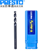 百事通（PRESTO）进口高速钢不锈钢用钻头直柄麻花钻咀（直径:6.5mm 刃长:40.0mm 全长:101mm）