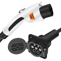 普乐固 新能源电动汽车充电桩延长线 5米32A比亚迪/北汽/帝豪等通用充电器线