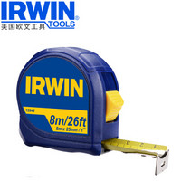 欧文（IRWIN）8m 卷尺 测量卷尺 8米 钢卷尺 手动工具