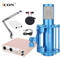 艾肯（iCON）Uports6 vst外置声卡电脑手机通用主播直播设备全套 Uports6+AIX RC-X5