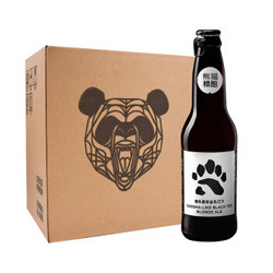 熊猫精酿（Panda Brew）佛系黑茶金色艾尔 精酿啤酒 国产啤酒 330ml*6瓶/箱（有券可上） *2件