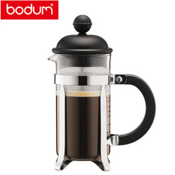 Boden 波顿 BODUM）法压壶350ml 欧洲原装进口玻璃手冲手压咖啡壶家用小型便携 滤压茶壶小容量1913-01