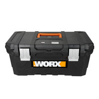 威克士 WORX 车用工具收纳箱WA4213 凳型方形家用车载分层便携多功能塑料箱汽车用品 *2件