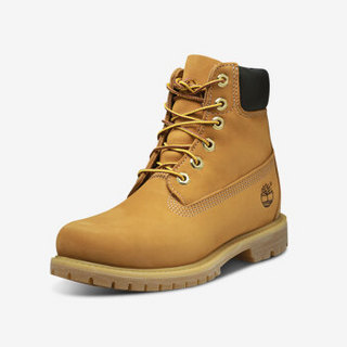 Timberland 添柏岚 踢不烂 大黄靴 牛皮防水经典黄靴 女鞋 10361 小麦色 39码US8