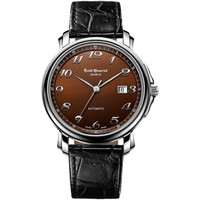 艾米龙（Emile Chouriet）手表莱蒙系列 黑色牛皮带机械男表08.1168.G42.6.8.79.2