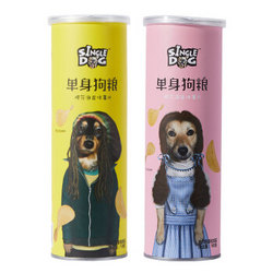 单身狗粮（SINGLE DOG ）樱花海盐味薯片100g罐装 *15件