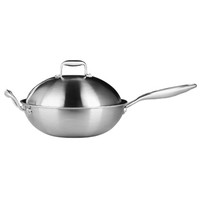 YANXUAN 网易严选 1712431 不锈钢炒锅 30cm  