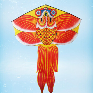 佳茉 风筝1.8米丝印金鱼风筝+11cm红色放飞器+100米线