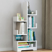 蔓斯菲尔（MSFE）书柜书架落地创意树形简易置物架4层