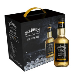 杰克丹尼（Jack Daniel`s）洋酒 威士忌 柠檬味 预调酒鸡尾酒 330ml*6瓶 礼盒装 *2件