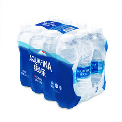 纯水乐 AQUAFINA 饮用天然水饮用水 550ml*12瓶 整箱装 百事可乐出品