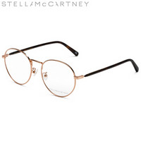 丝黛拉麦卡妮Stella McCartney eyewear女士光学镜架 生物板材镜腿 近视眼镜框 SC0126O-004 金粉镜框 51mm