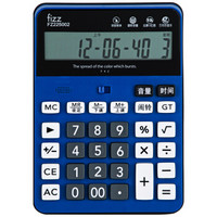 飞兹(fizz)大屏幕12位语音型桌面计算器/办公用品 蓝FZ225002