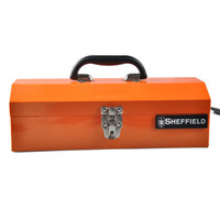 钢盾 SHEFFIELD S025002 五金家用工具铁箱 手提大号多功能工具盒车载收纳