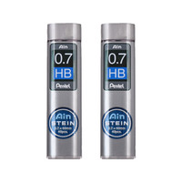 Pentel 派通 日本派通（Pentel）HB自动铅笔芯学生考试绘画专用活动铅芯0.7mm2管装C277