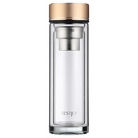 BESTJOY 富光拾喜 FGBE02-350 高硼硅玻璃杯 350ml 金色