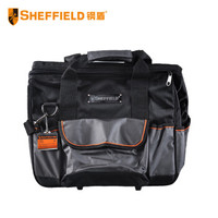 钢盾 SHEFFIELD S023013 双肩工具包维修加厚帆布多功能大号背包电梯工作包 双肩背包
