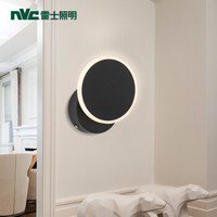 -lighting/雷士 NVC   Lighting照明 LED床头灯壁灯 镜前灯 砂黑 4W